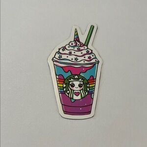 Handmade Coffee Fridge Magnet